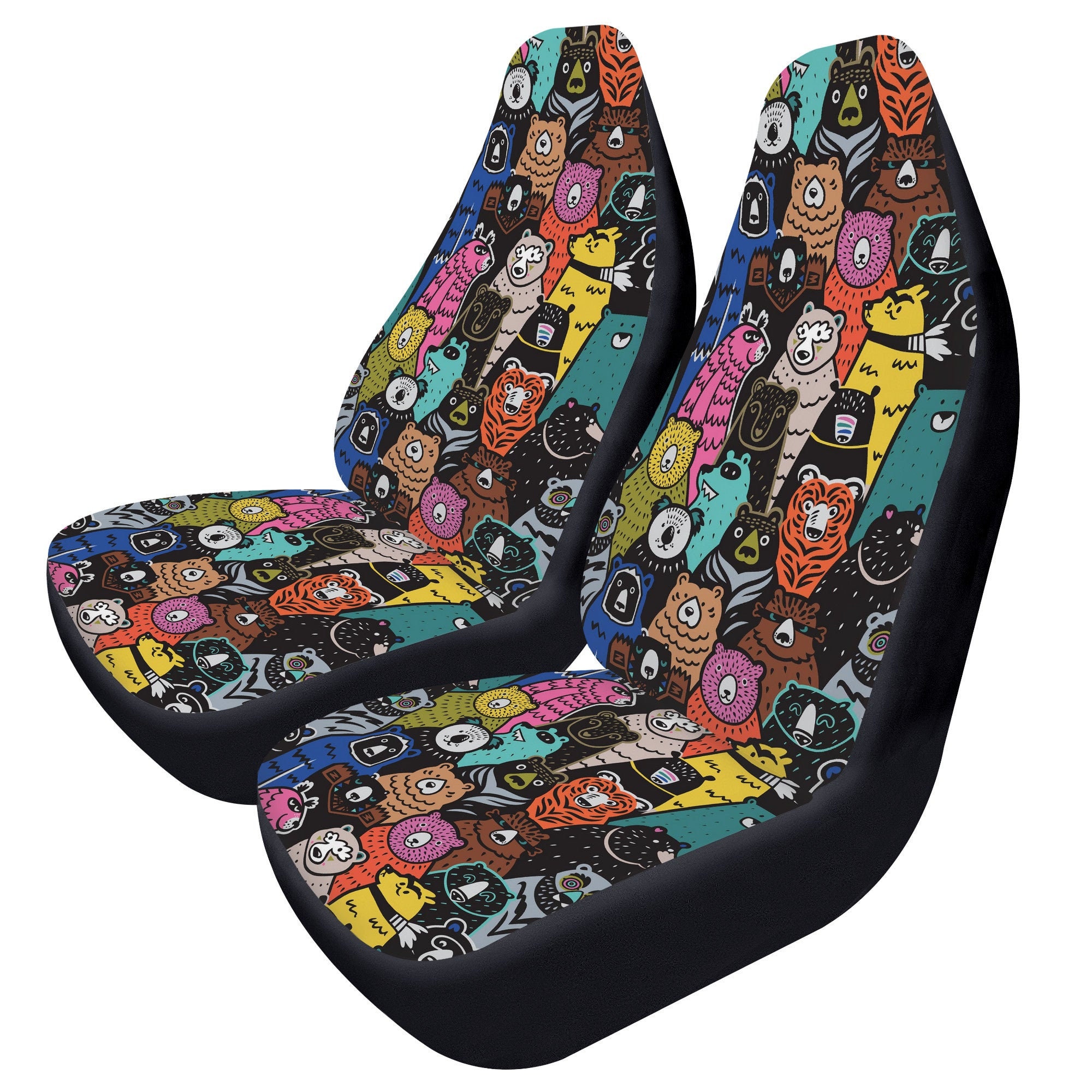 Cute Bears Car Seat Cover For Vehicle