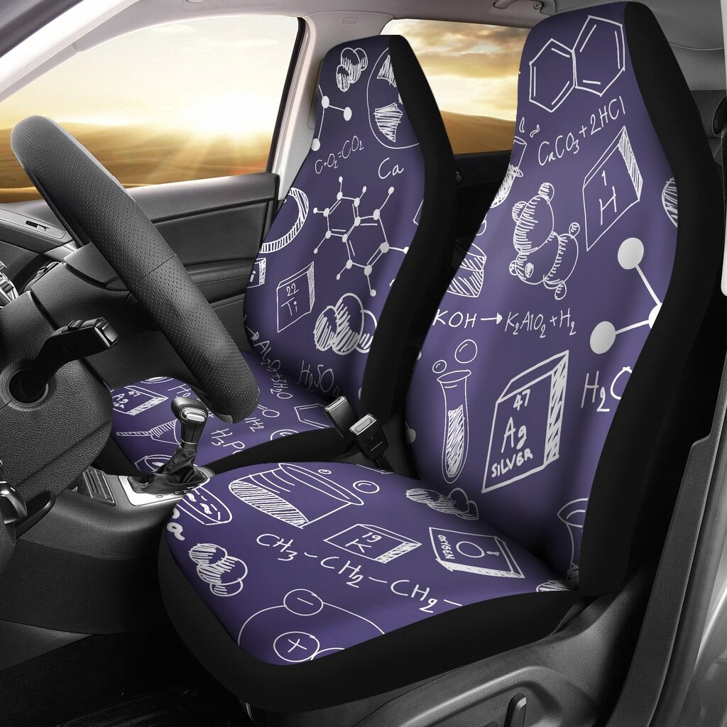 Chemistry Car Seat Covers For Vehicle | Science Seat Covers For Car For Women