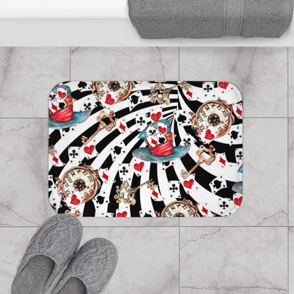 Alice In Wonderland Tea Party Doormat Rug Carpet Mat Anti-slip