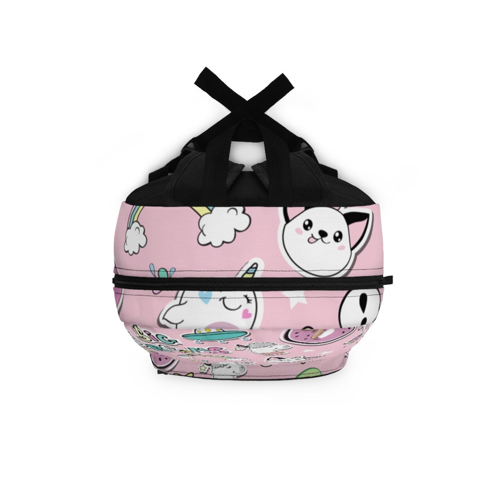 Kawaii Pink Backpack made in USA / Cute Pop Art Light School Etsy