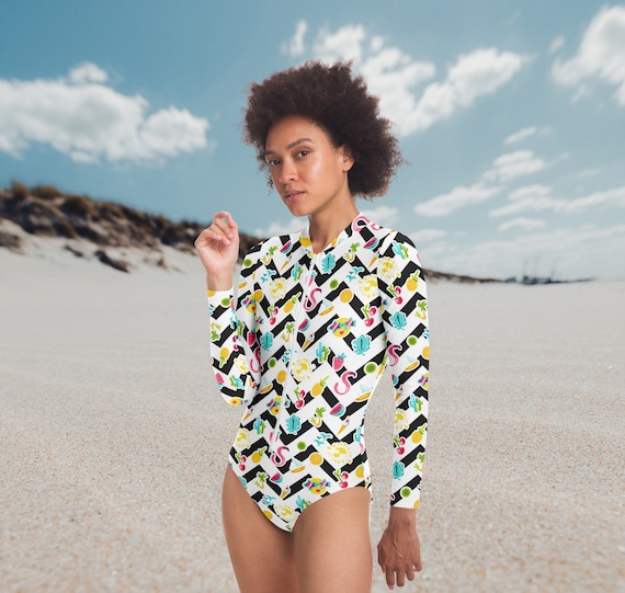 quarter sleeve swimsuit