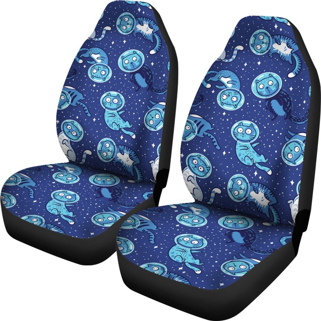 Space Cats Car Seat Covers For Vehicle | Kawaii Seat Covers For Car