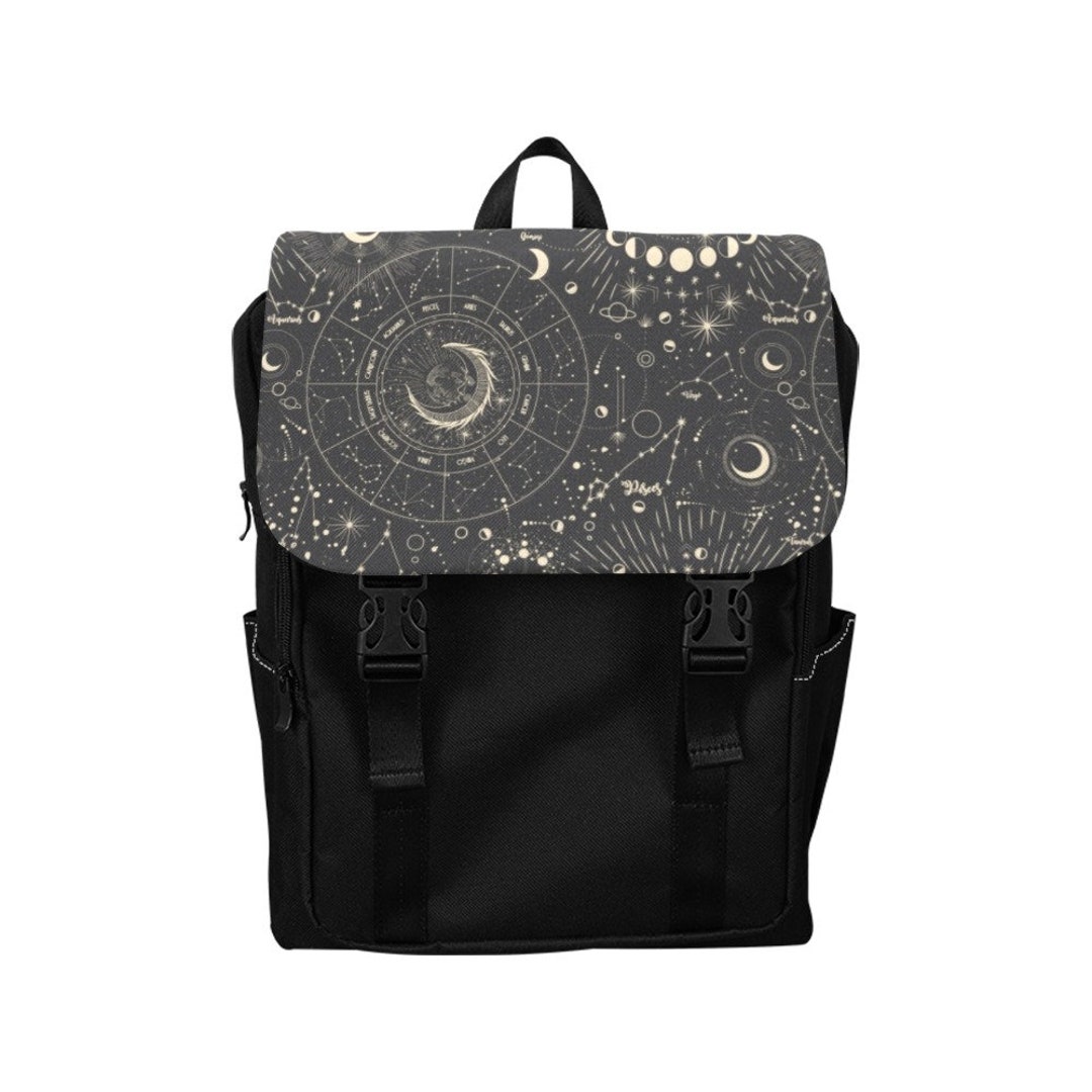 Moon Sun Phase Backpack Constellation Space Astronomy Unisex - Etsy