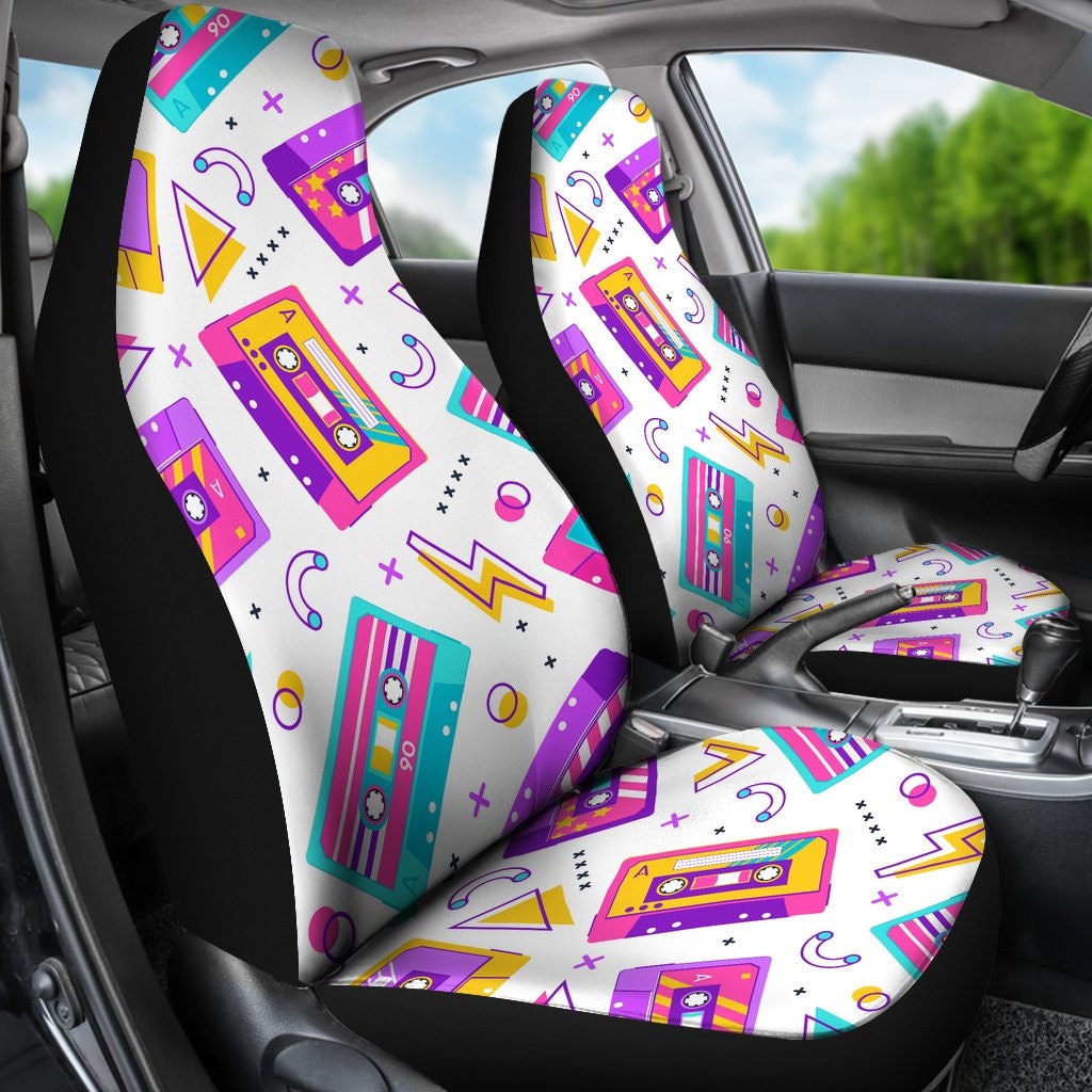 Retro Car Seat Cover For Vehicle | Pop Art Custom Seat Covers