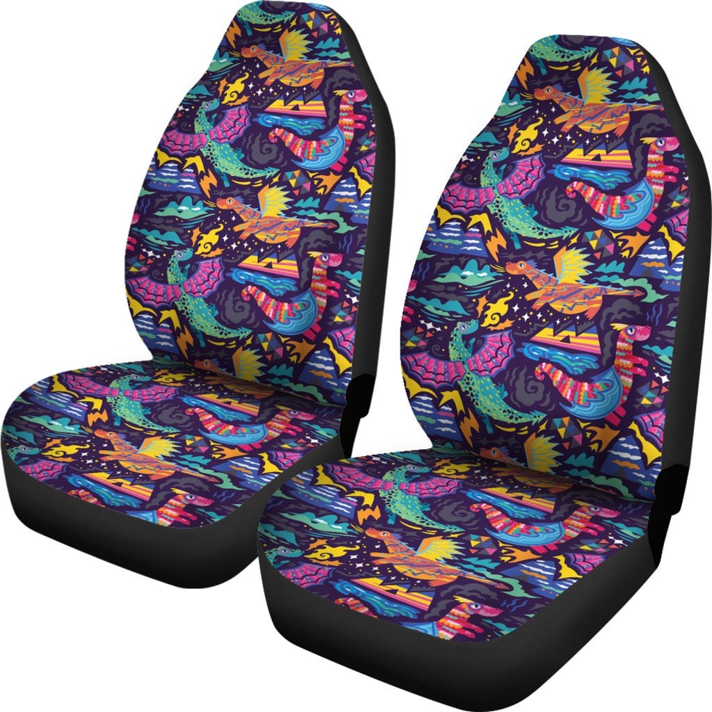 Dragon Car Seat Covers For Vehicle | Cute Dragons Seat Covers