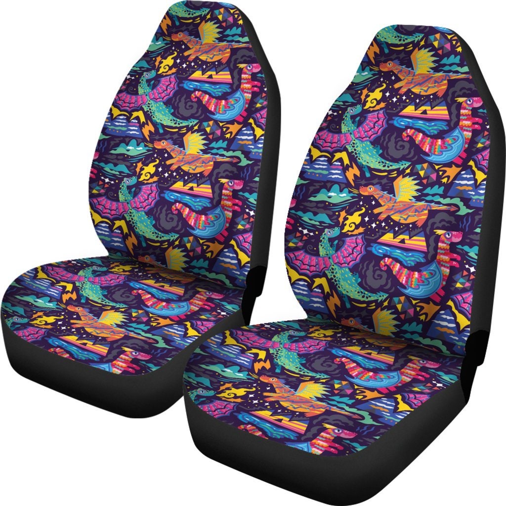 Dragon Car Seat Covers for Vehicle Cute Dragons Seat Covers Etsy