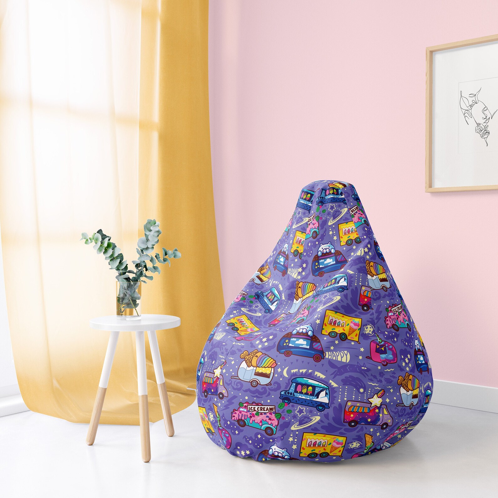 Fantasy Bean Bag Chair Cover Only Bean Bag Chair for Kids Etsy