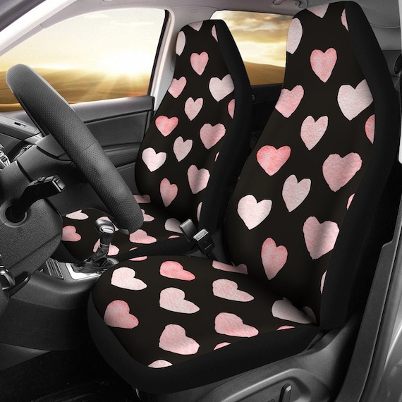 Herzen Boho Auto Sitzbezüge Love Auto Sitzbezug für Fahrzeug Pink