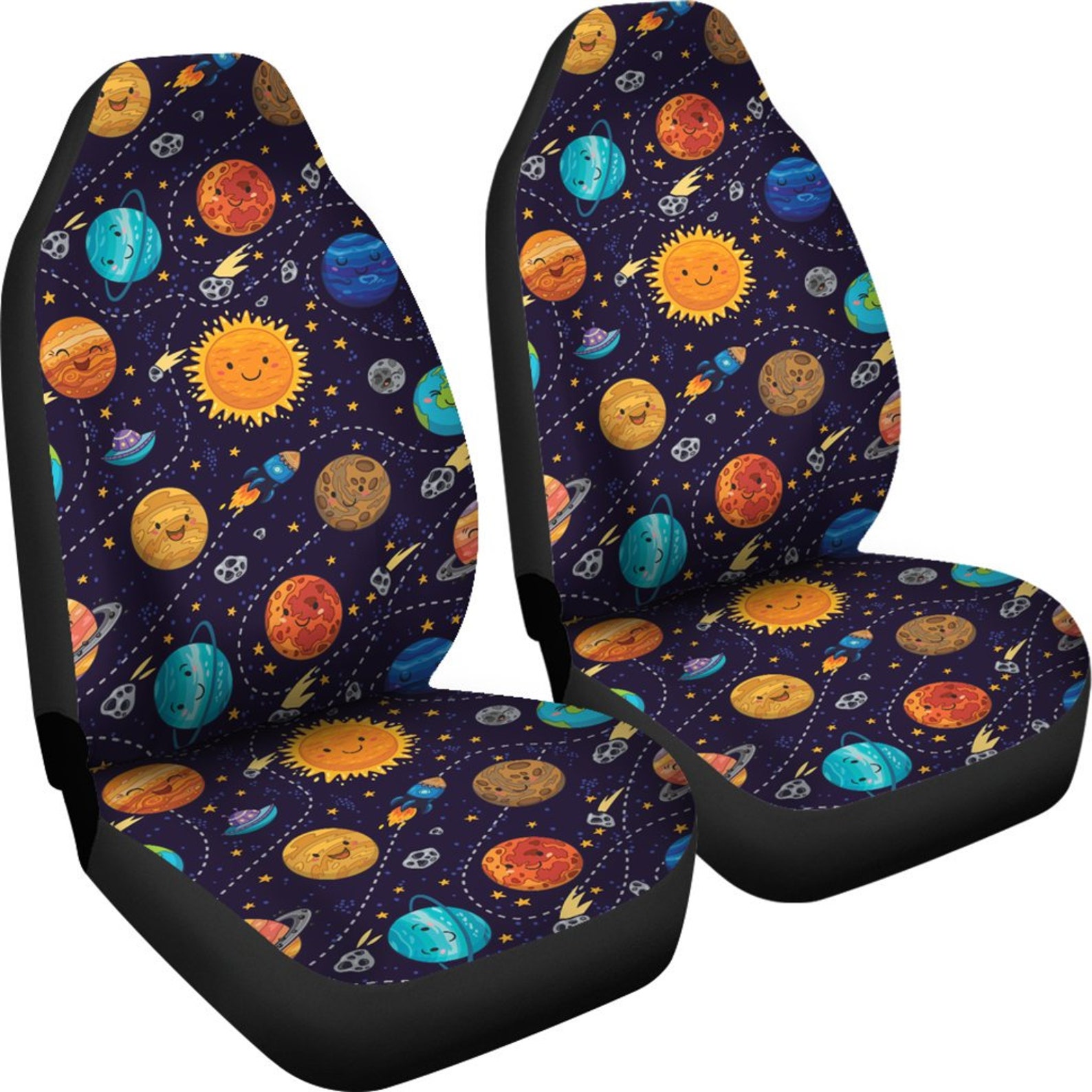 Space Car Seat Covers for Vehicle Cute Seat Covers for Car Etsy