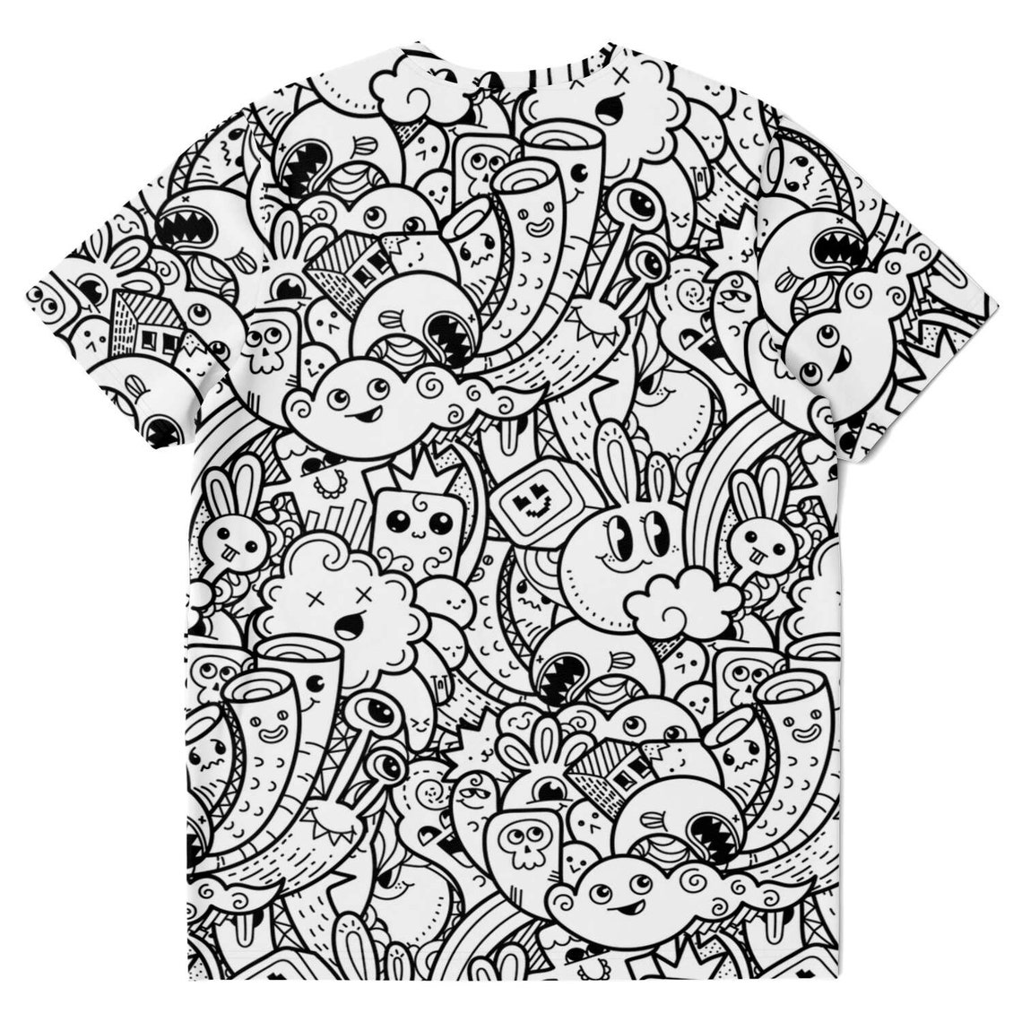 Trippy Shirt Psychedelic Crazy Doodles Tshirt Doodles Art Etsy