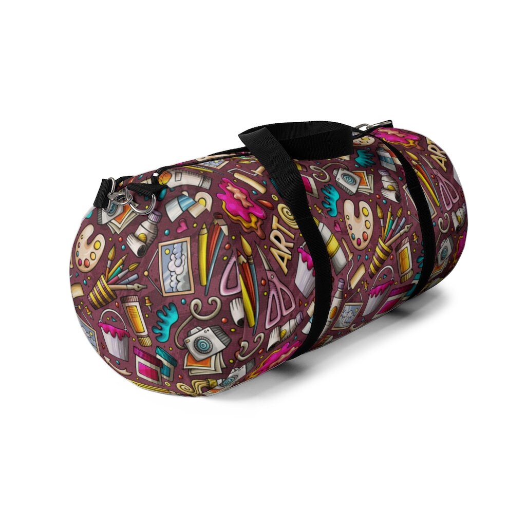 Artist Duffle Bag Artsy Canvas Large Duffel Bag Women Etsy UK