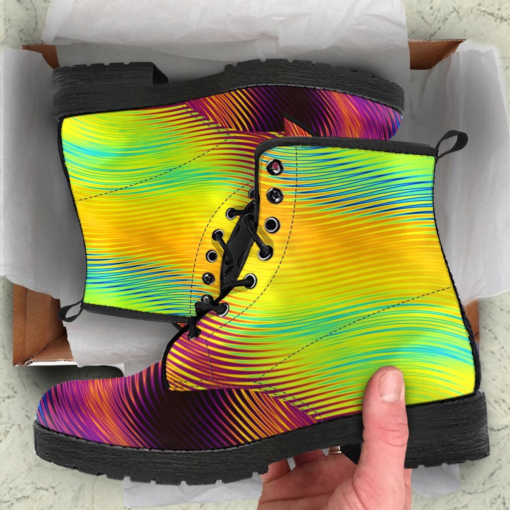 rave combat boots