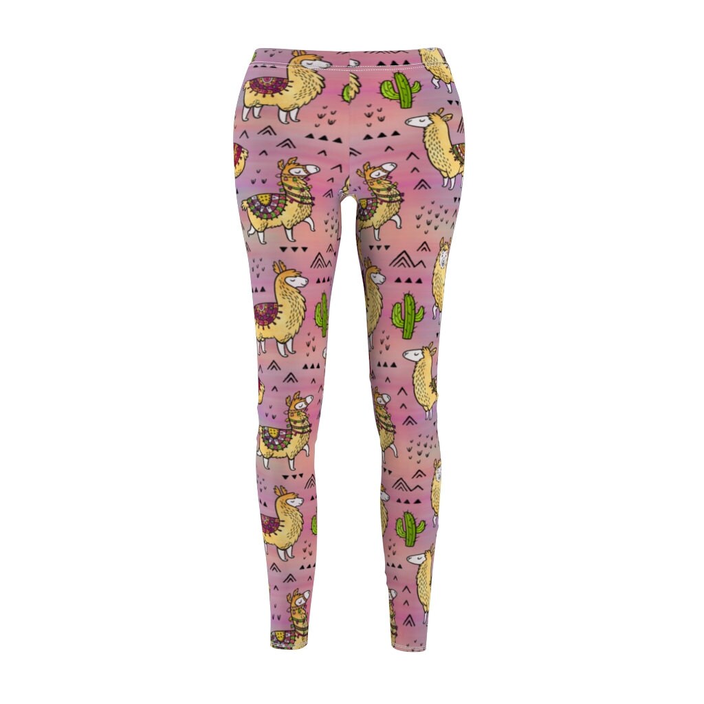 Catimini Little Girl Llama Print Leggings (6m, 9m) main image 0