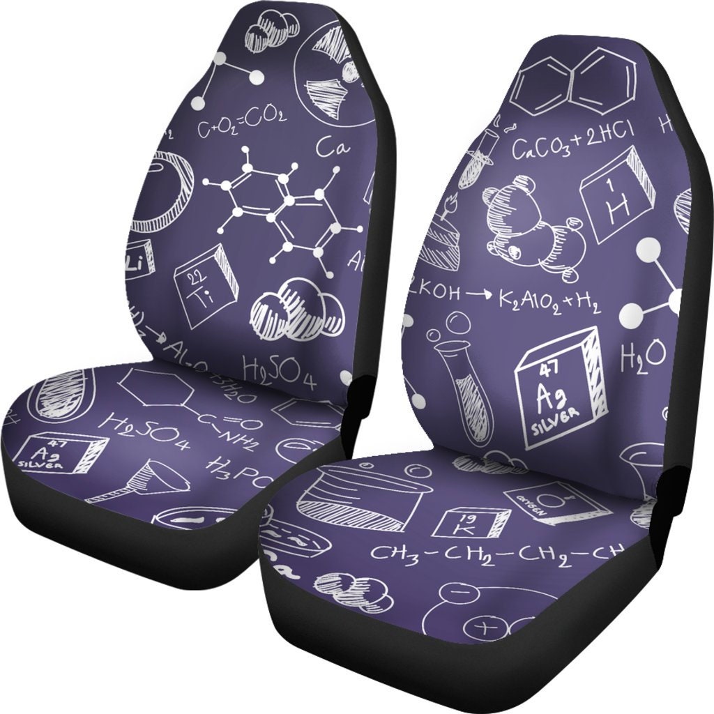 Chemistry Car Seat Covers For Vehicle | Science Seat Covers For Car For Women