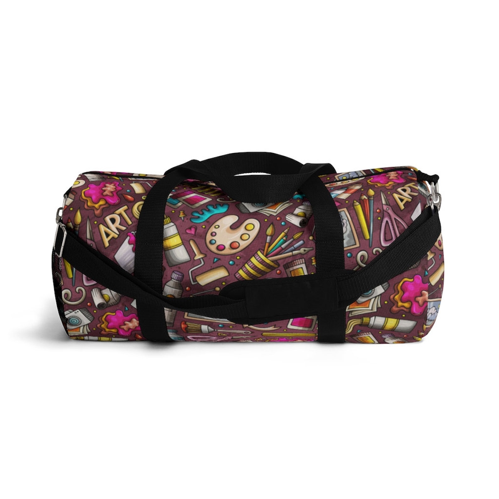 Artist Duffle Bag Artsy Canvas Large Duffel Bag Women Etsy