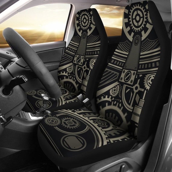 Steampunk Car Seat Covers for Vehicle Steam Punk Gear Mechanical Seat  Covers for Car Car Accessories for Men Boho Car Seat Covers -  Norway