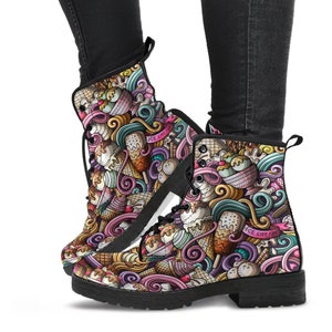 Doodle Combat Boots main image 1