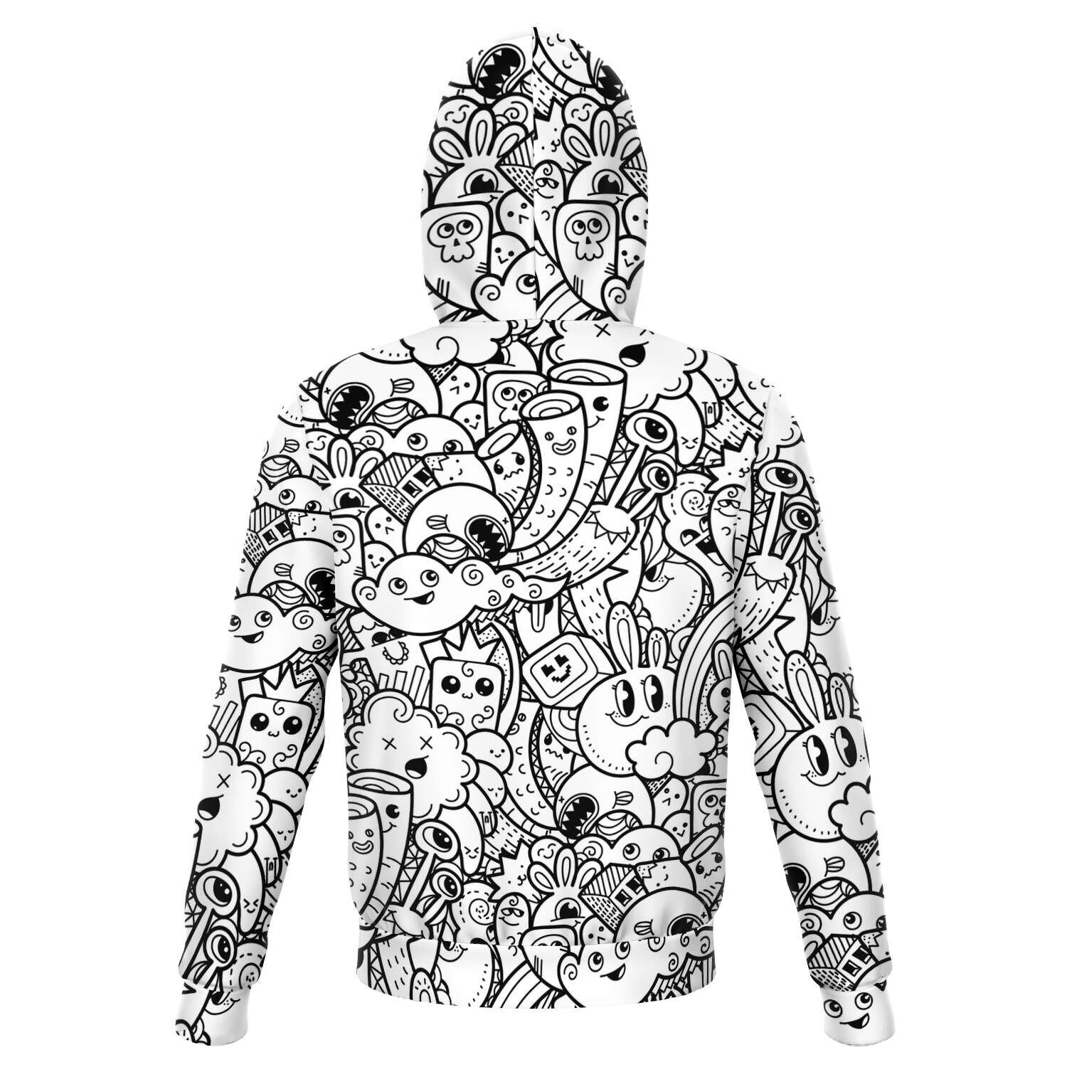 Trippy Doodles Hoodie Psychedelic Hood Rave Hoody Rave Etsy