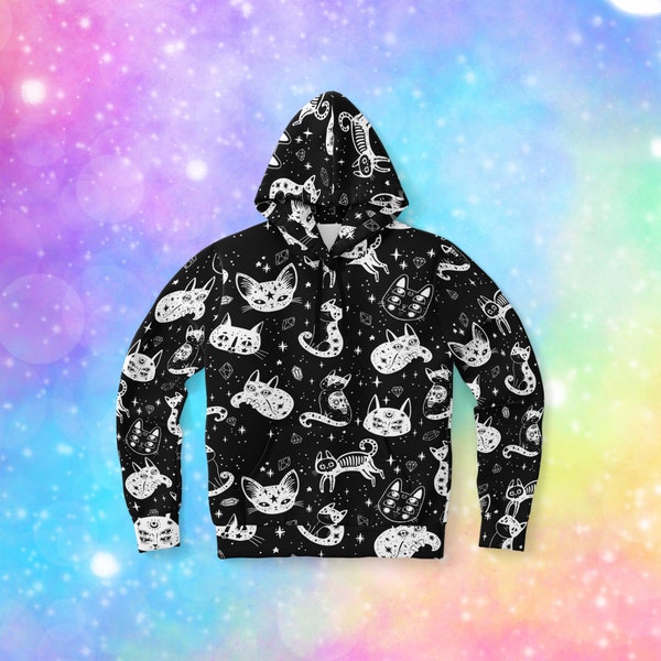 Cat Hoodie Etsy