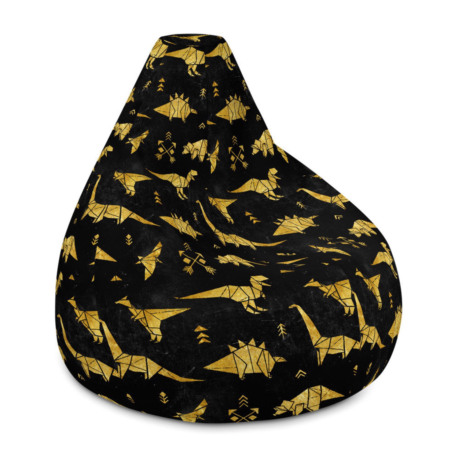 Dinosaur Bean Bag Chair Cover Only Dino Bean Bags Pouf Etsy