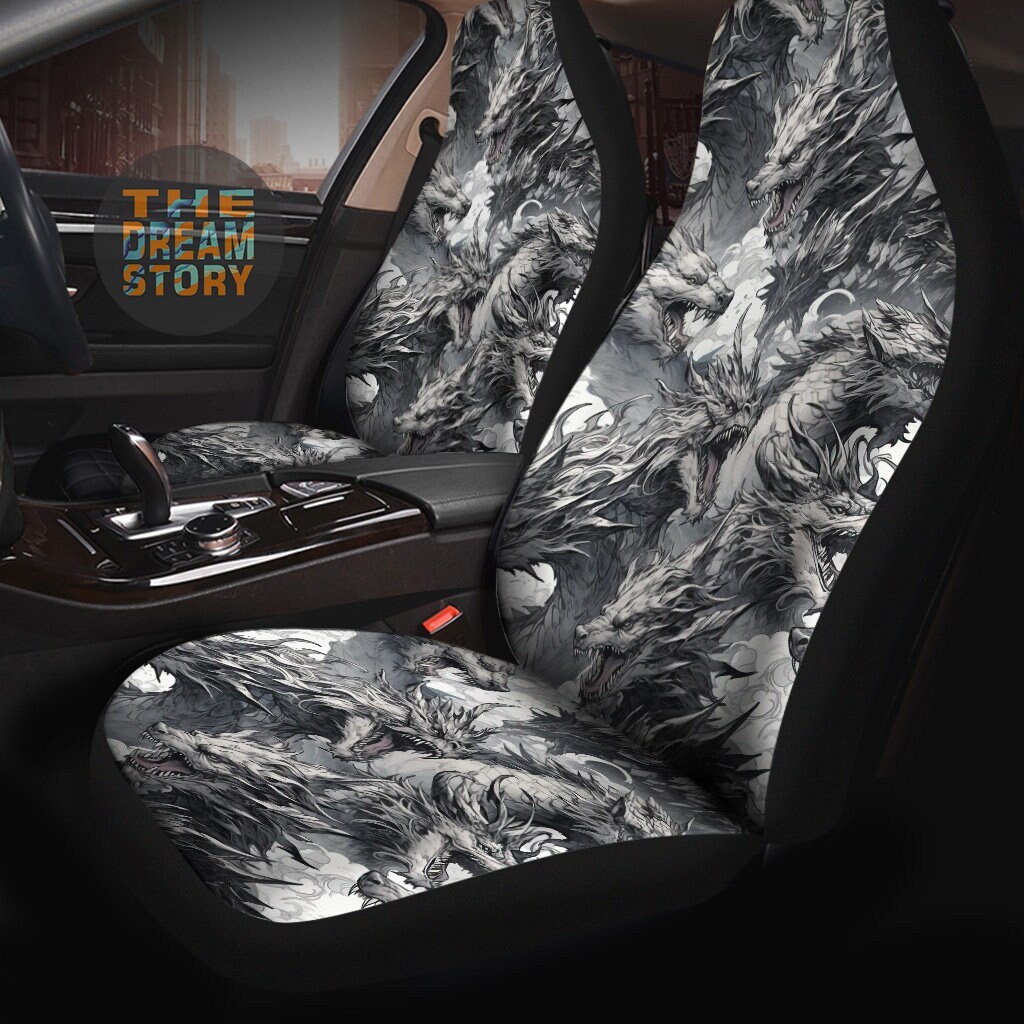 Anime Dragon Car Seat Covers | Fantasy Dragon Car Accessories