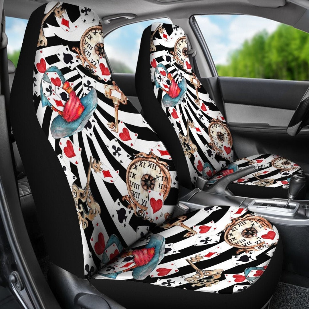Alice In Wonderland Car Seat Covers For Vehicle Steampunk Etsy 日本