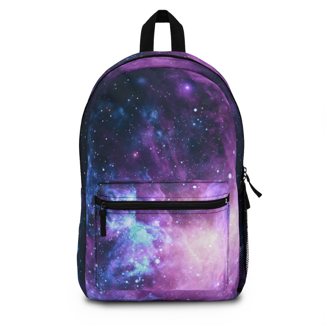 BTS Bangtan Boy's Fashion Starry Sky Galaxy Printed Casual Canvas Backpack  for Women Men Teenagers - Sky-Galaxy-bts