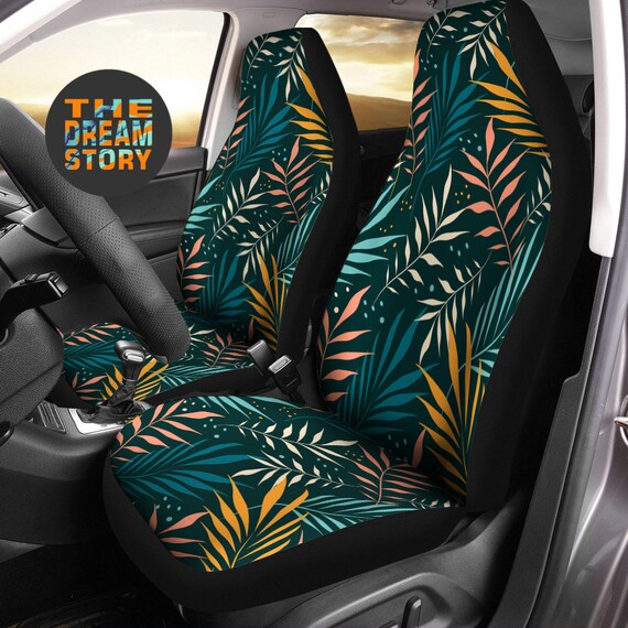 Florale Boho Auto Sitzbezüge für Fahrzeug Abstrakte Sitzbezüge für Auto für  Frauen AutoSitzhülle Mädchen Auto Zubehör Boho Sitzbezug - .de