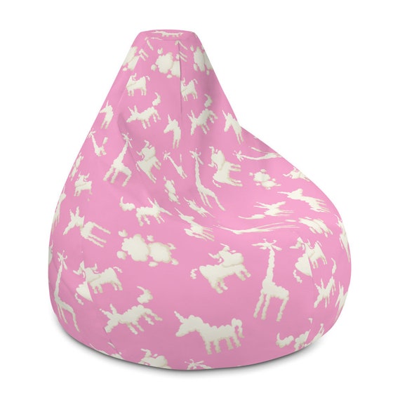 Pink Bean Bag Chair Cover Only Cute Bags Kawaii Canada Pink Bean Bag Chair Cover Only Cute, Pastel Tie Dye Bean Bag Chair Pattern