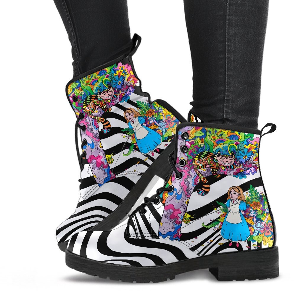 alice in wonderland combat boots