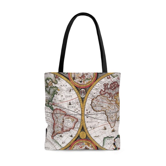 thumbnail image 2 of Retro Vintage World Map Art Style Gift For Geography Teacher Throw... 2 of 11