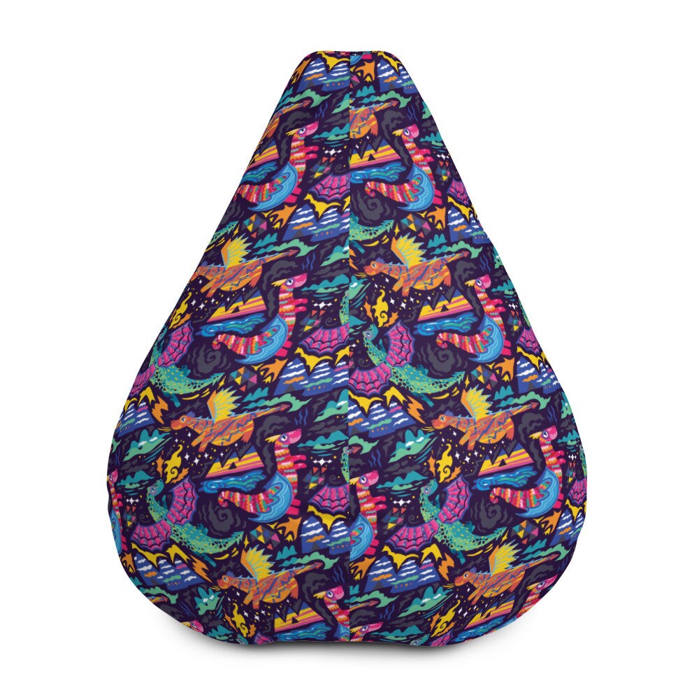 Dragon Bean Bag Stoelhoes Alleen Fairy Tail Bean Tassen Etsy