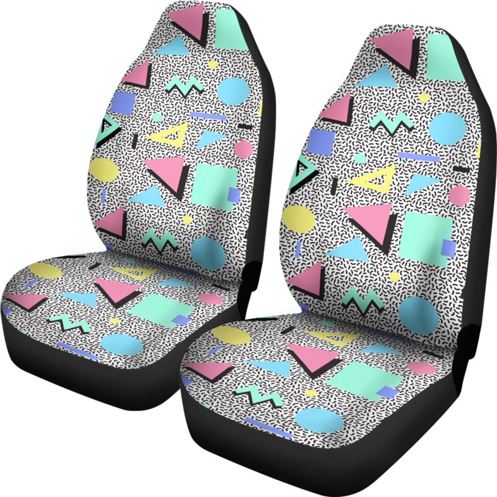 Abstract Retro Car Seat Cover for Vehicle Custom Seat Covers - Etsy