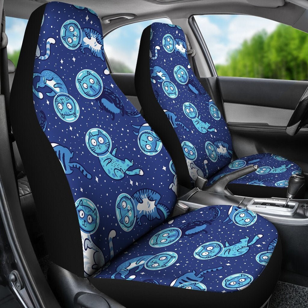 Space Cats Car Seat Covers For Vehicle | Kawaii Seat Covers For Car