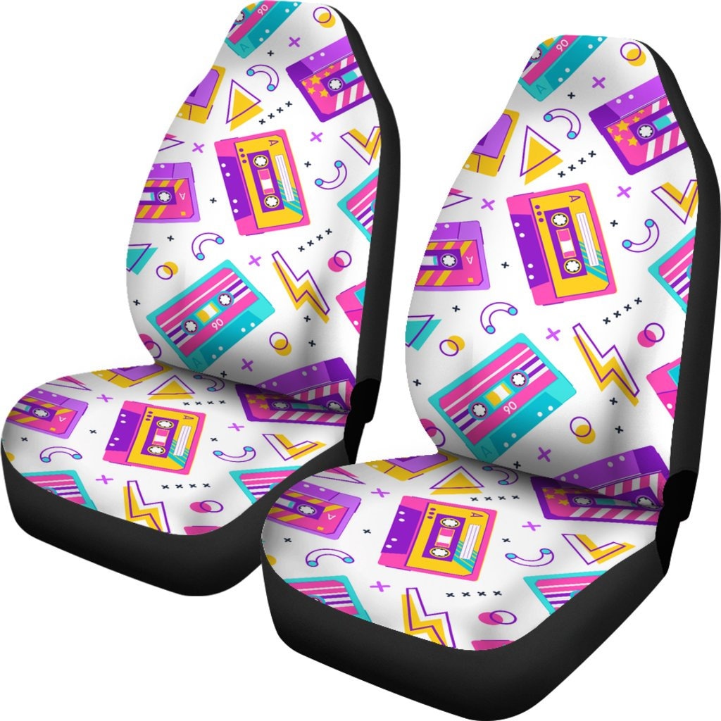 Retro Car Seat Cover For Vehicle | Pop Art Custom Seat Covers