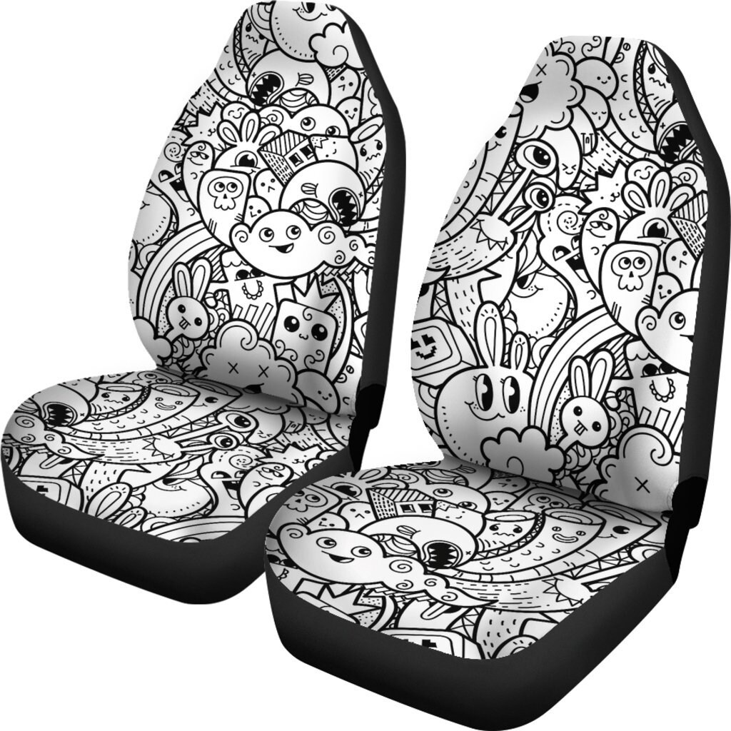 Trippy Doodles Car Seat Covers for Vehicle Funky Seat Covers Etsy