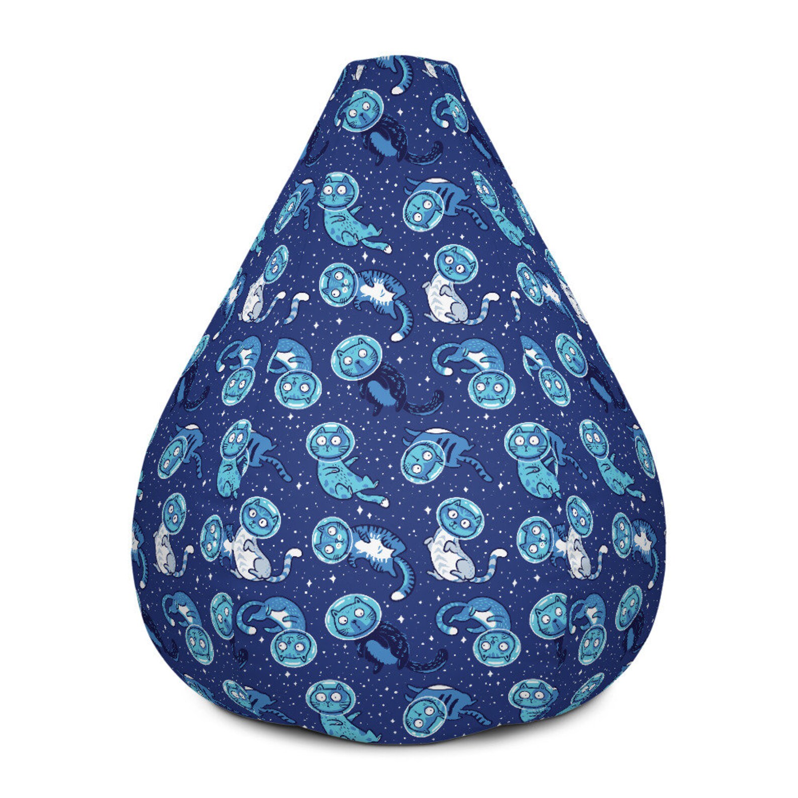 Cat Bean Bag Chair Cover Only Space Cat Bean Bag Beanbag Etsy