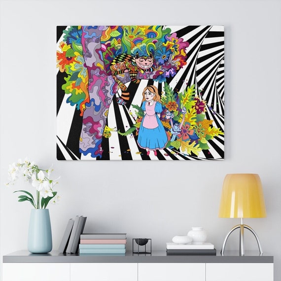 Trippy Alice In Wonderland Paintings