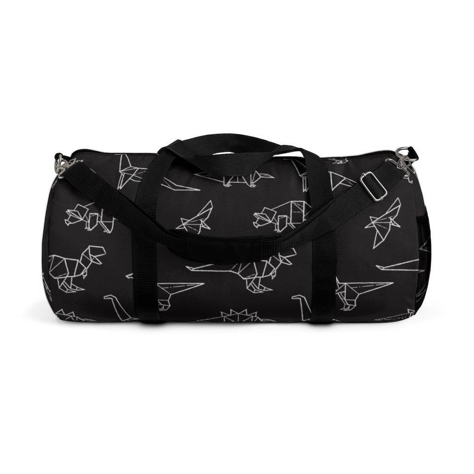 Cool Dinosaur Duffel Bag | Canvas Large Dinosaur Duffle Bag Women | Custom Boho Girls Duffel Bag