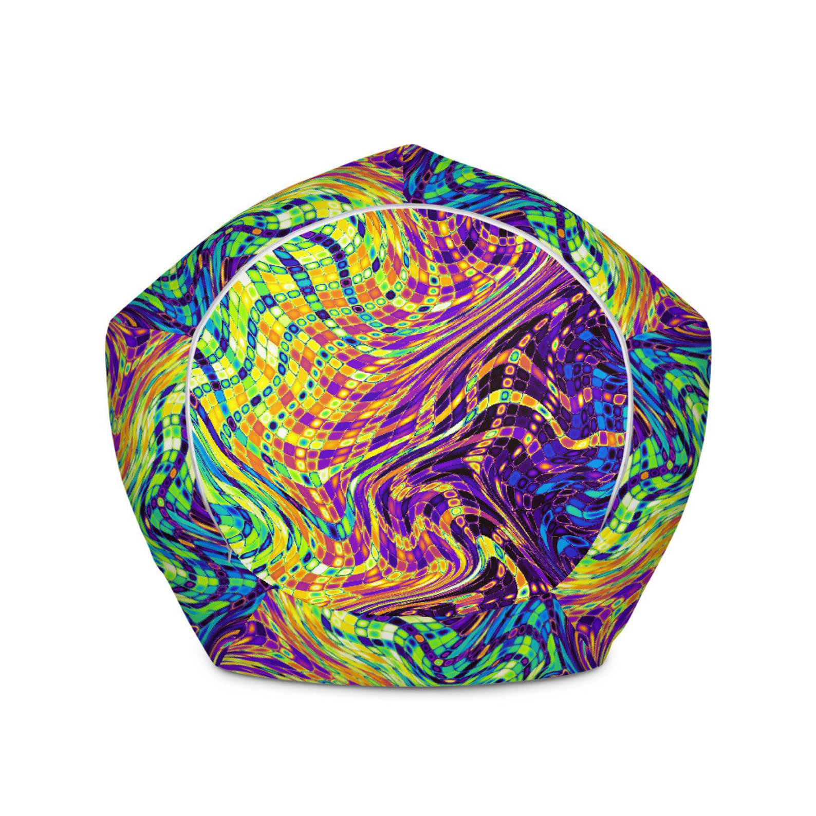 Psychedelic Bean Bag Chair Cover Only Big Bean Bags Chairs Etsy