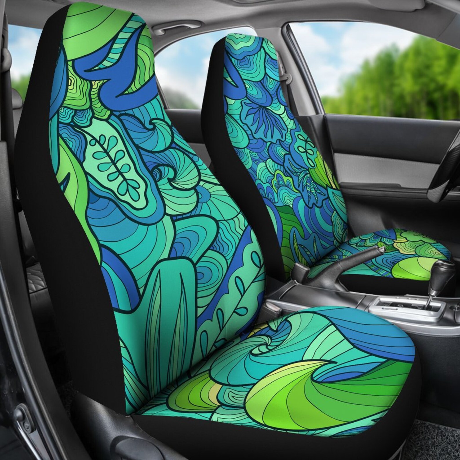Trippy Car Seat Covers for Vehicle Psychedelic Seat Covers Etsy