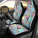 Abstract Retro Car Seat Cover For Vehicle | Custom Seat Covers For Car For Women | Car Seat Cover Girl | Car Accessories Boho Car Seat Cover 