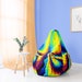 Psychedelic Bean Bag Chair Cover Only | Big Bean Bags Chairs | Trippy Hippie Colorful Psychedelic Furniture | Beanbag Covers | Pouf Cover 