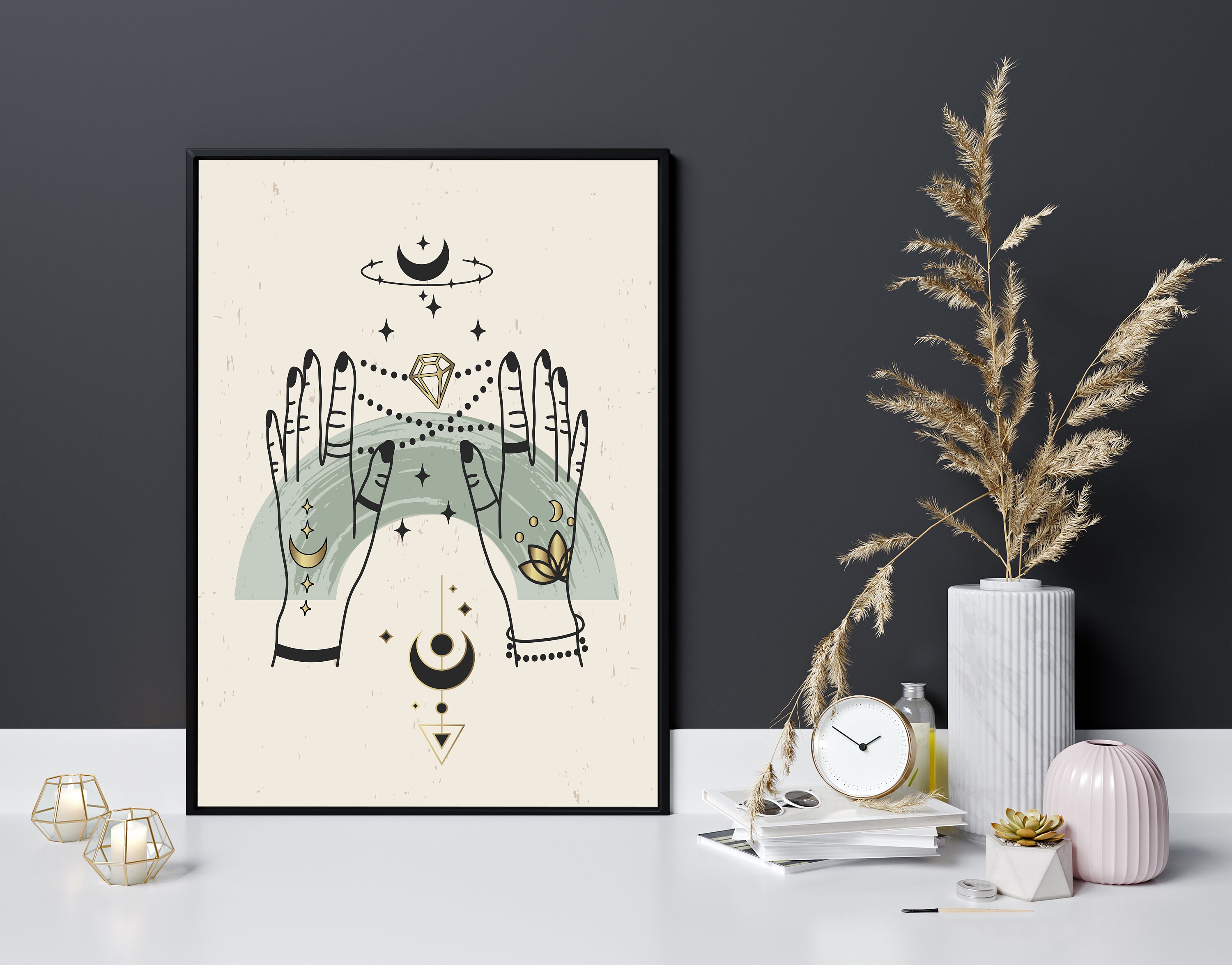 Witchy Art Gallery Wall Bundle Witchy Wall Art Witchy Boho | Etsy