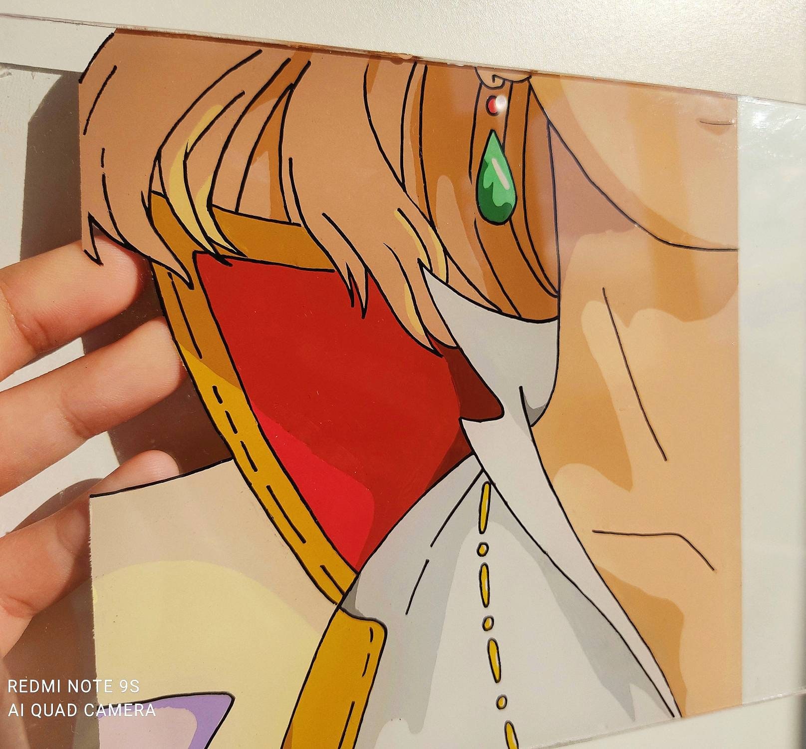 Howl moving castel glasspainting anime studio ghibli Etsy