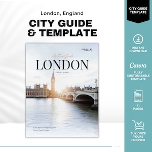 Guide de la ville de Londres, modèle d'agent de voyage, guide de voyage de Londres