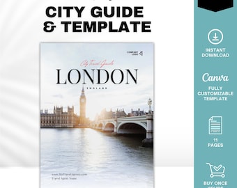 London City Guide, Travel Agent Template, London Travel Guide