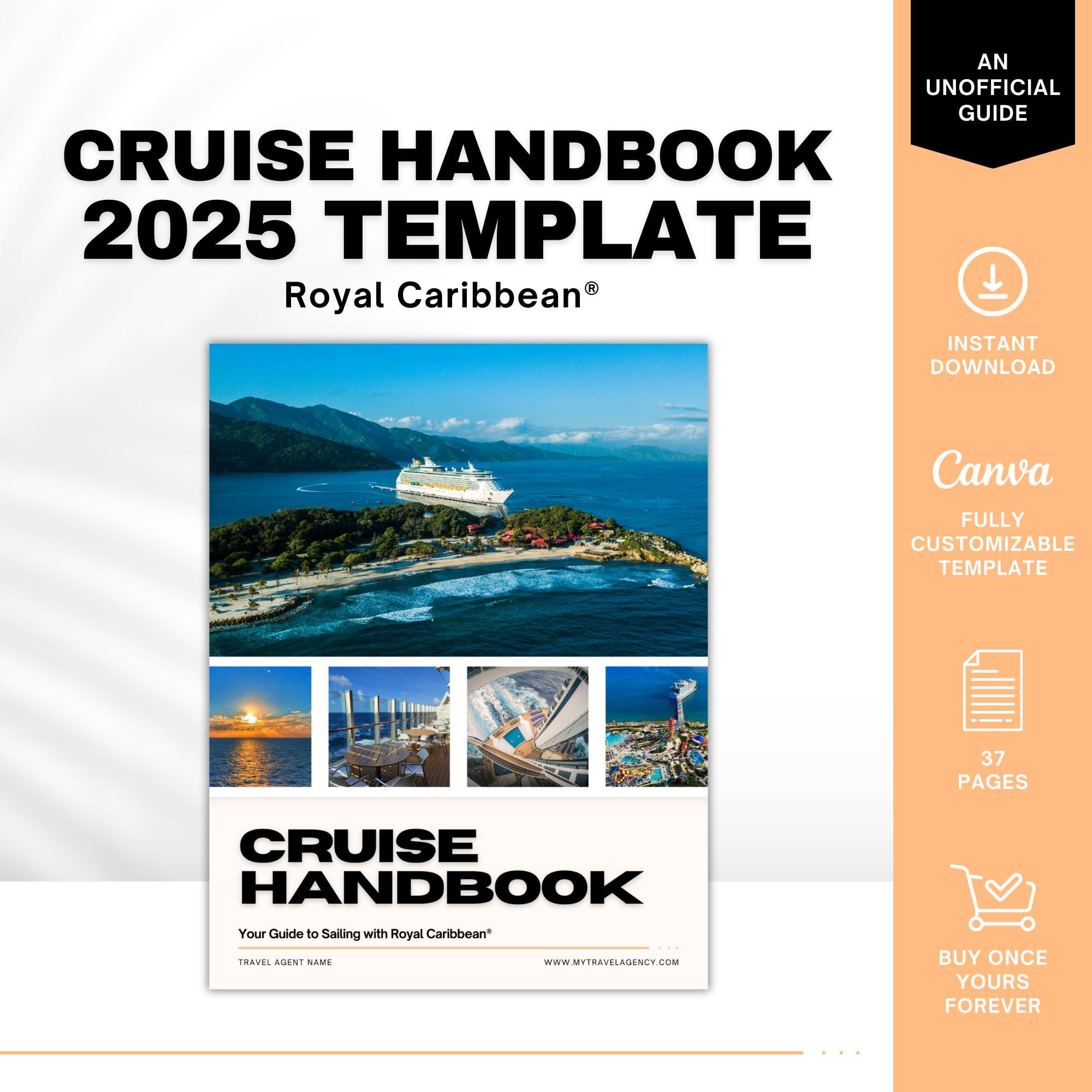 RCCL 2025 Cruise Planner & Handbook, Travel Agent Template