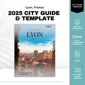 Lyon City Guide, Travel Agent Template, Lyon France City Guide