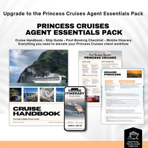 Unofficial Princess Cruise Ship Guide, Travel Agent Template - Etsy